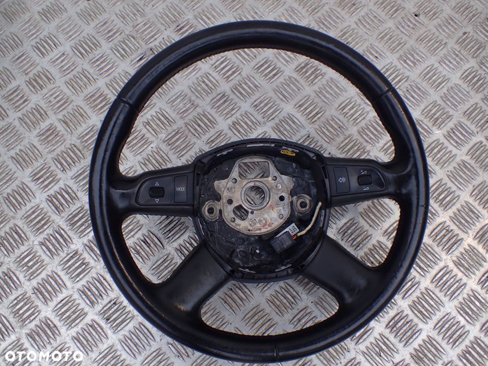 KIEROWNICA MULTIFUNKCJA AUDI A4 A6 AIRBAG SKÓRA RADOM - 3