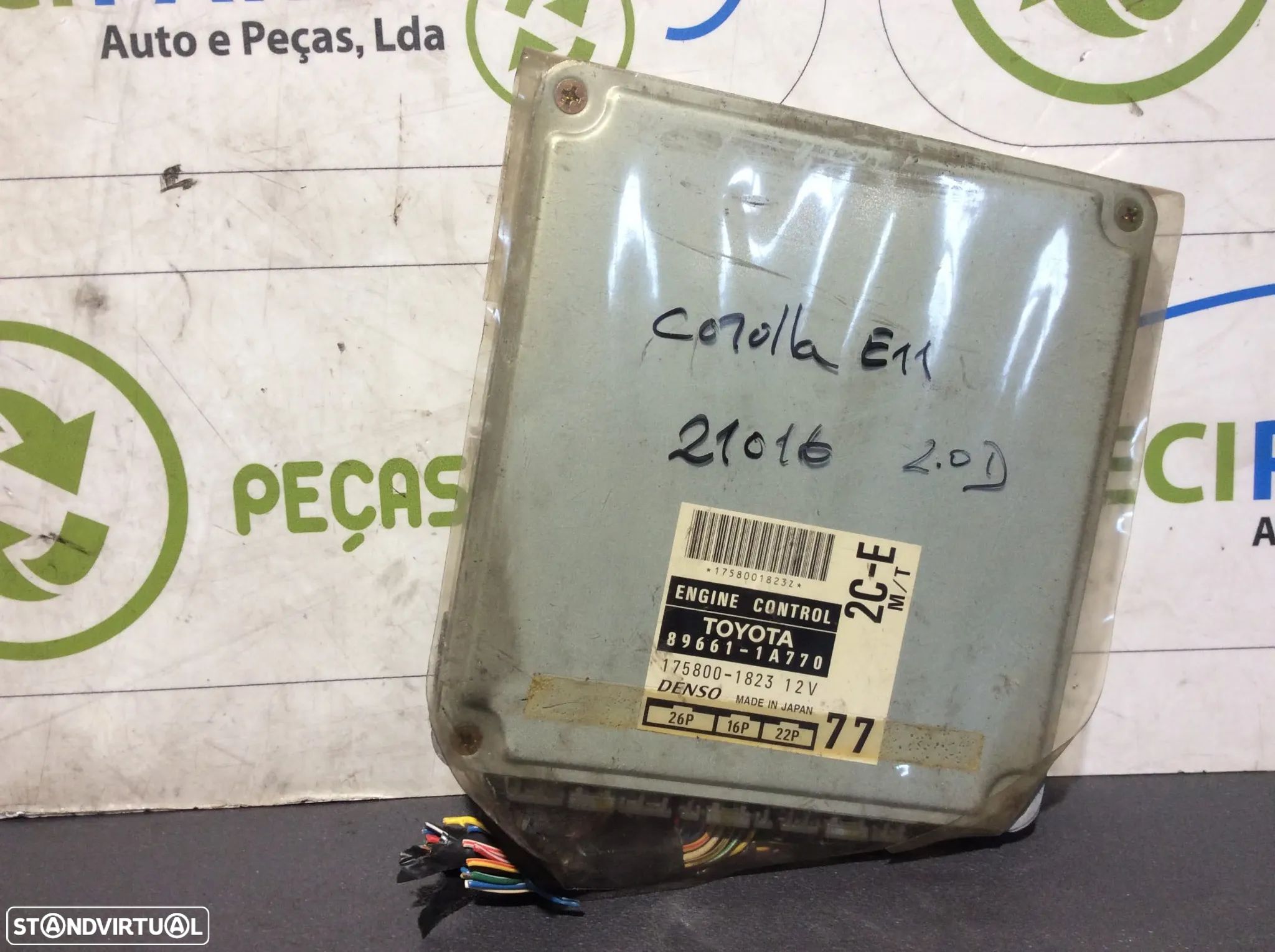 Centralina Motor Toyota Corolla E11  2.0D   1758001823Z   89661-1A770 - 1