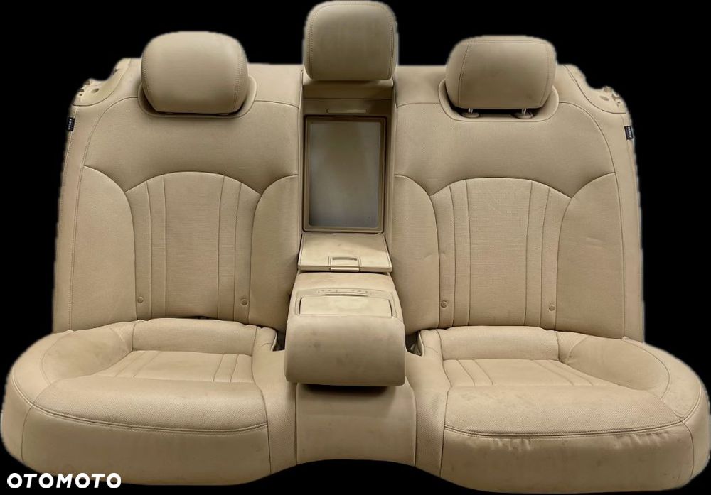 O1 HYUNDAI GENESIS G80 2013 - KANAPA TYŁ AIRBAG GRZANA SKÓRA BEŻOWA WYB - 5