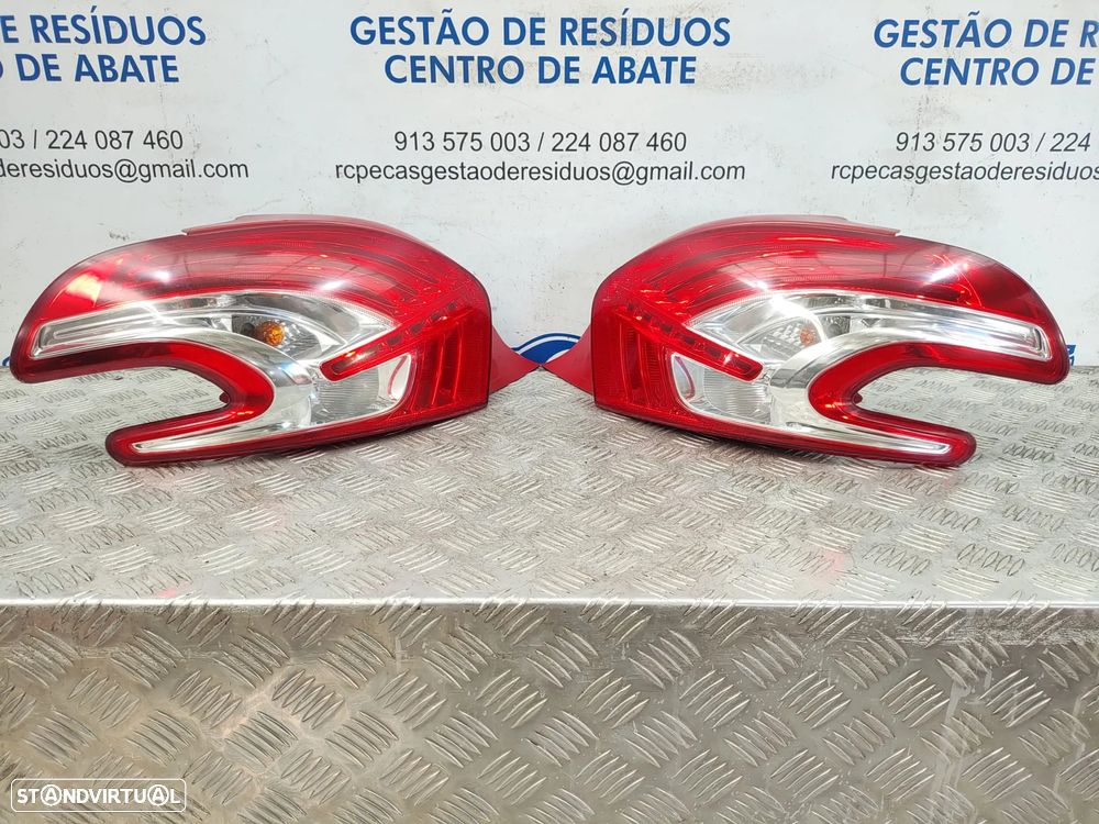 Farolins traseiros trás esquerdo direito LED originais Peugeot 208 Mk1 Fase 1 de 2012 a 2015 - 2