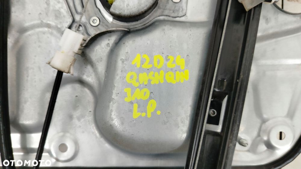 nissan qashqai j10 lift 09r- podnośnik szyby lewy przód przedni - 3