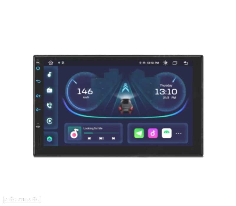 AUTO RÁDIO 7" GPS ANDROID 14 GPS USB HD MULTIMEDIA