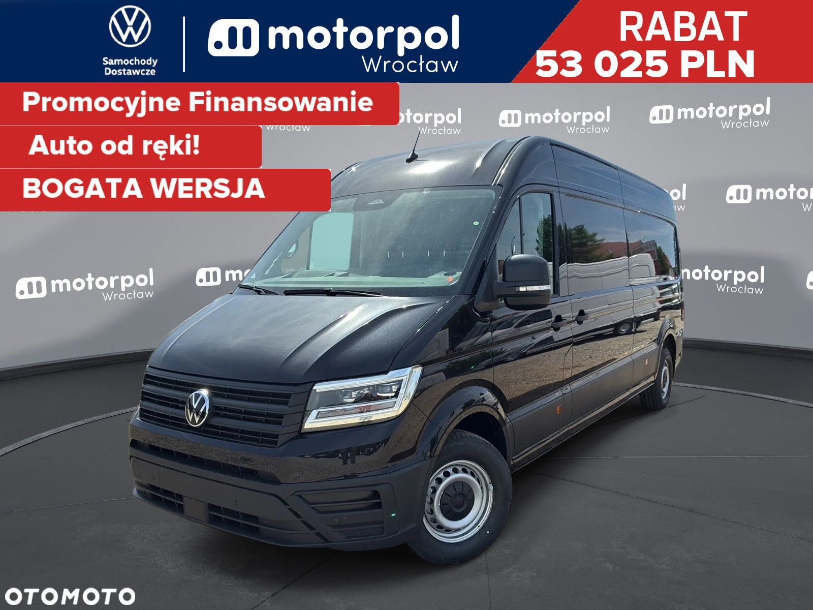Volkswagen Crafter 35 Furgon AUTOMAT/L4H3, 2.0BiTDI 177KM, 4490mm, Wysoki dach, r.o. 4490 - 1