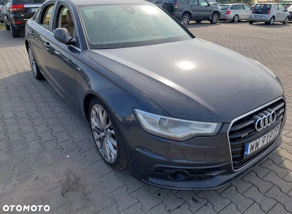 AUDI A6 C7 4G kompletny przód ZDERZAK LAMPY MASKA LX7U - 2