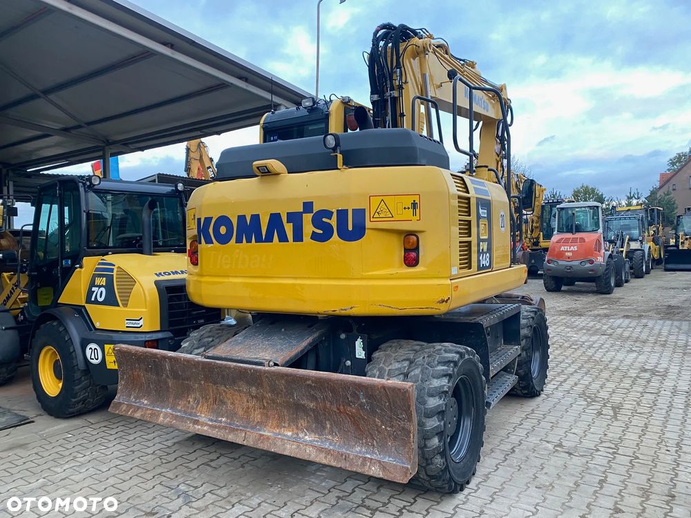 Komatsu PW148 -8, 2015 ROK, KRÓTKI TYŁ, Z NIEMIEC, SERWISOWANA W KOMATSU - 7