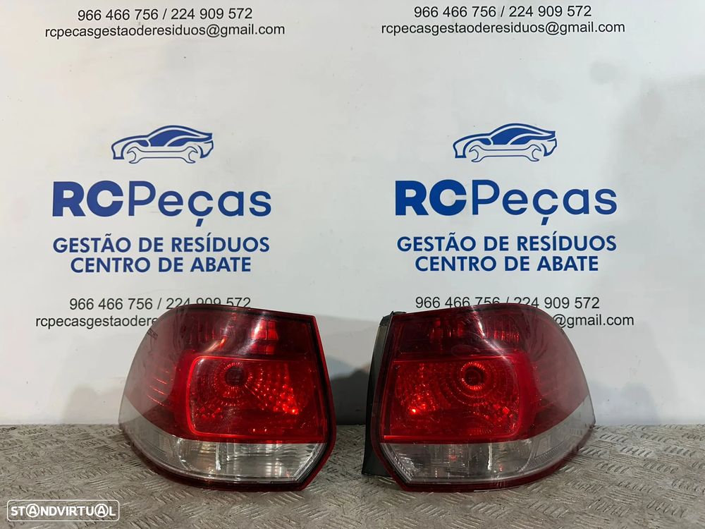 .Conjunto Farolins Tras Traseiro Esquerdo Direito Original Volkswagen VW Golf 6 Mk6 Variant 1k9945095G 1k9945096E 2008 - 2013