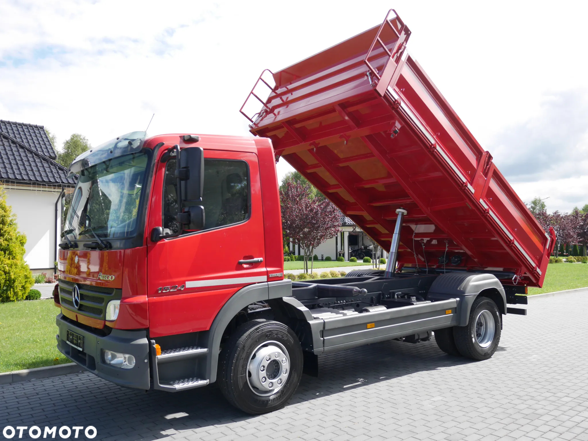 Mercedes-Benz ATEGO 1524 WYWROTKA 3-STRONNA, NISKI PRZEBIEG, STAN IDEALNY - 16