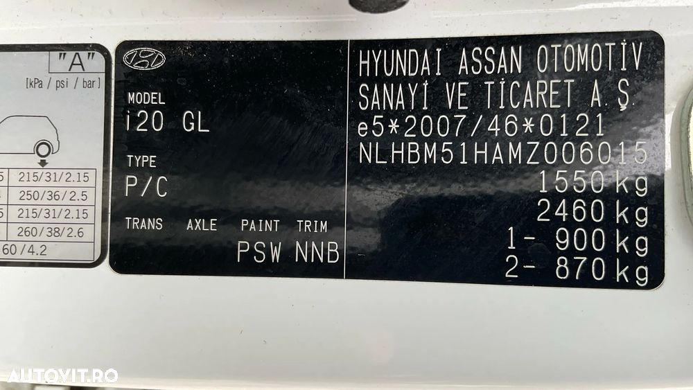 Hyundai i20 1.2 L 84CP 5DR Clasic - 17