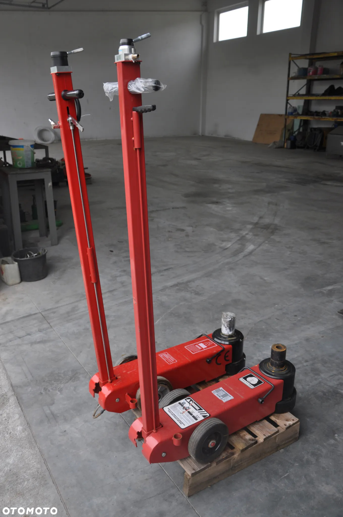 Żaba Podnosnik hydrauliczno pneumatyczny jack 80 Ton - 9