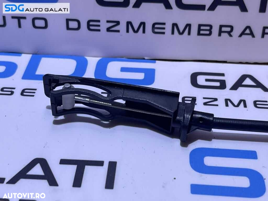Cablu Sufa Tija Maner Broasca Incuietoare Usa Portiera Stanga Spate VW Golf 6 2008 - 2013 Cod 5K4839085D - 4