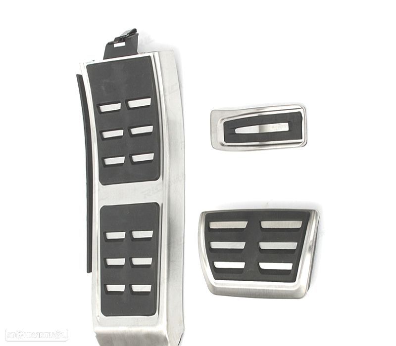 KIT CONJUNTO PEDAIS AUTOMÁTICO LOOK S-LINE ALUMINIO BORRACHA - 1