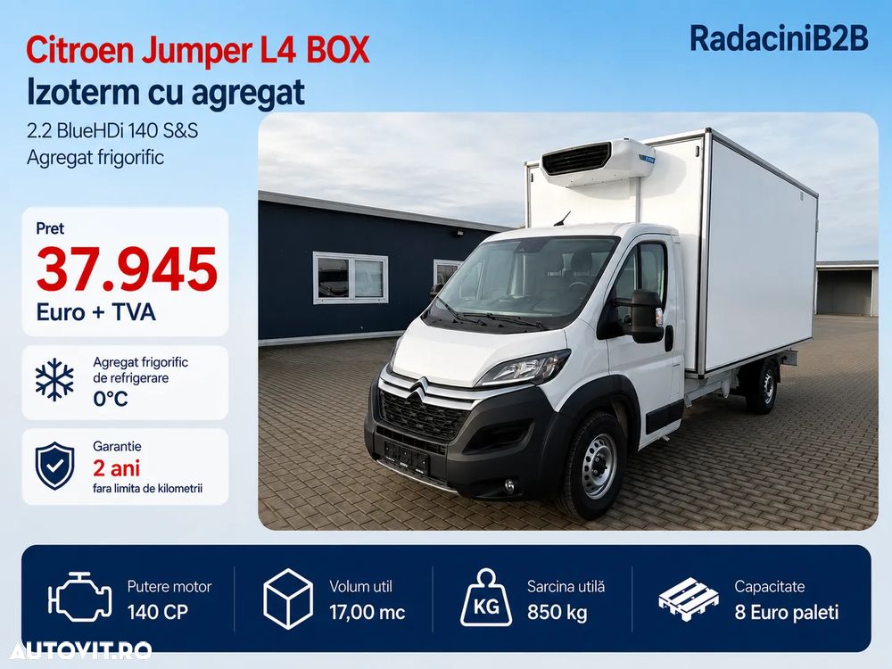 Citroën Jumper BOX Izoterm cu agregat inclus - 9
