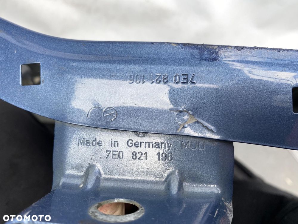 VW TRANSPORTER T6 15- BŁOTNIK PRZEDNI PRZÓD PRAWY NIEBIESKI BŁĘKITNY - 11