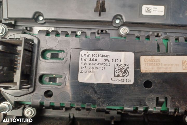 Comanda clima 9241243 9241243-01 9241243 9241243-01 BMW Seria 5 F10 [ - 3