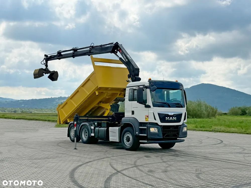 MAN TGS 26.400 *WYWROTKA 4,75m *HIAB X - HIDUO 188 E-3/PILOT *6x4 *STAN BDB - 2
