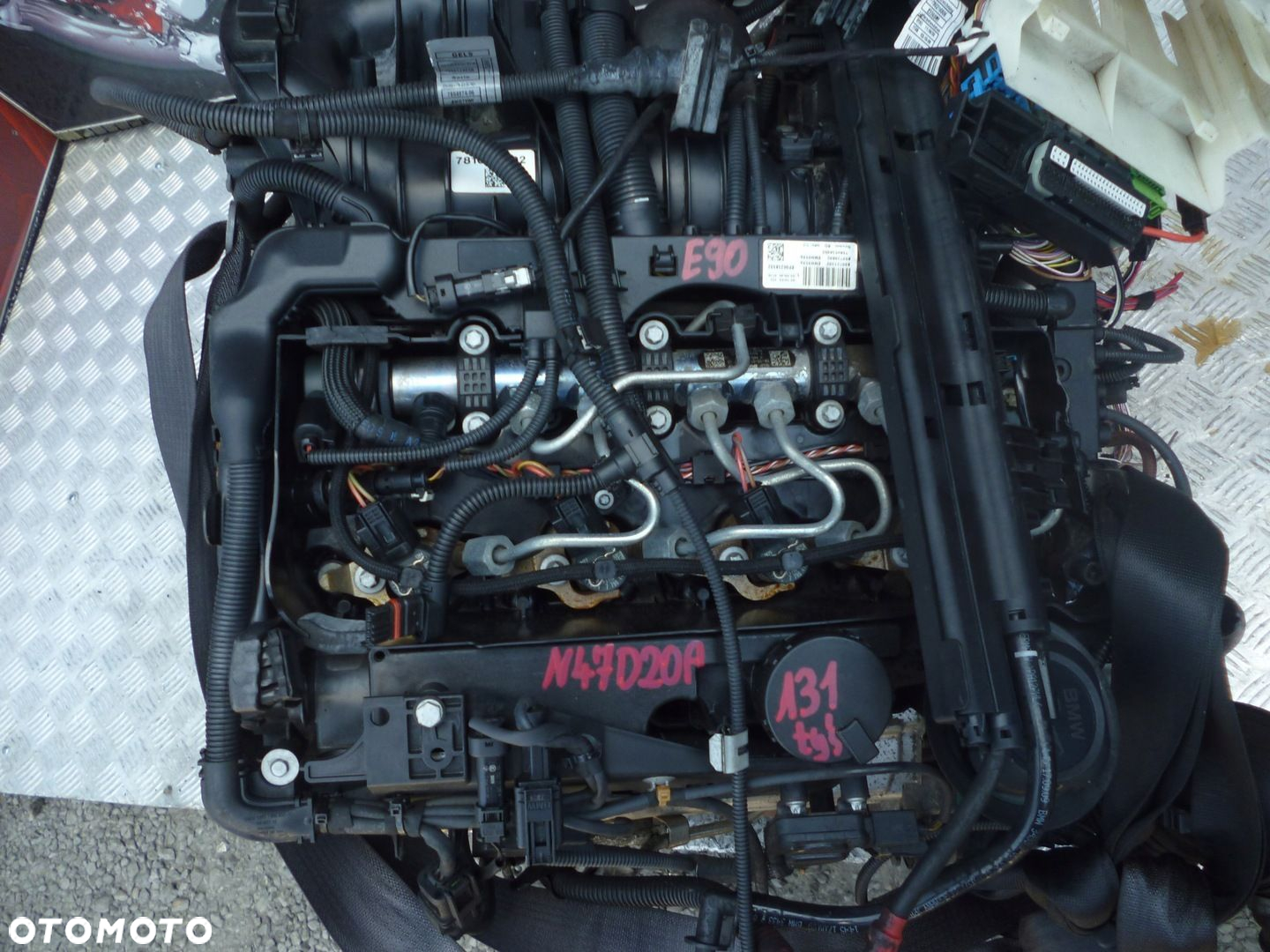 SILNIK KOMPLETNY BMW E90 2.0D N47D20A 131 TYS - 2