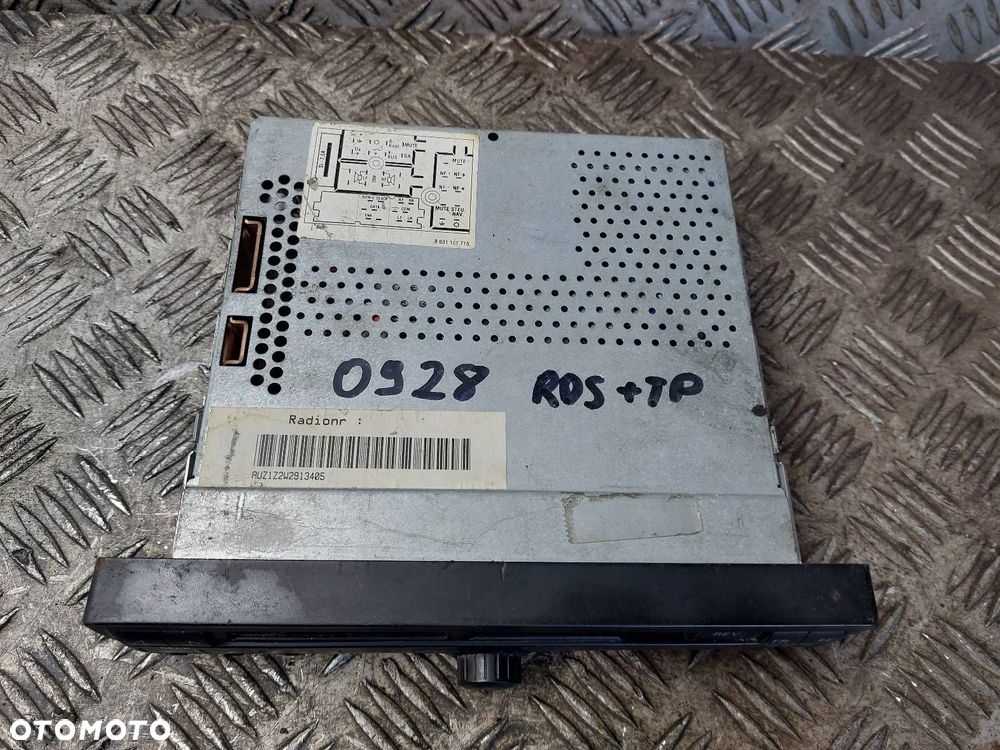 RADIO ODTWARZACZ + KOD AUDI A4 B5 RADIO AUDI CHORUS 4B0035152 KASETY - 3