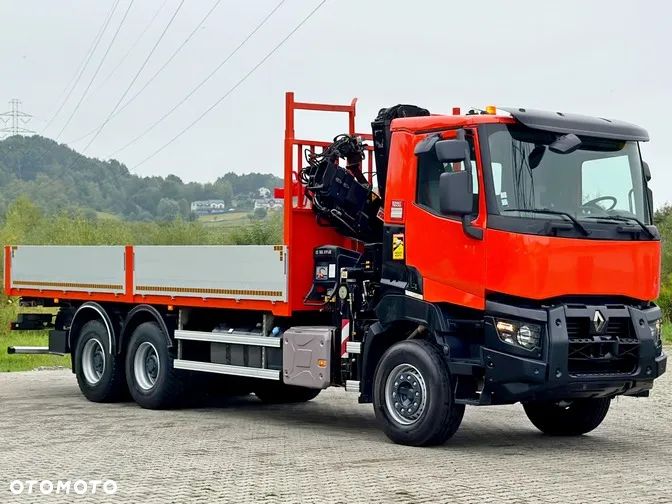 Renault K 380 * SKRZYNIA 6,75 m * HIAB 166 BS - 3 HIDUO+PILOT/6x4 *STAN BDB - 4