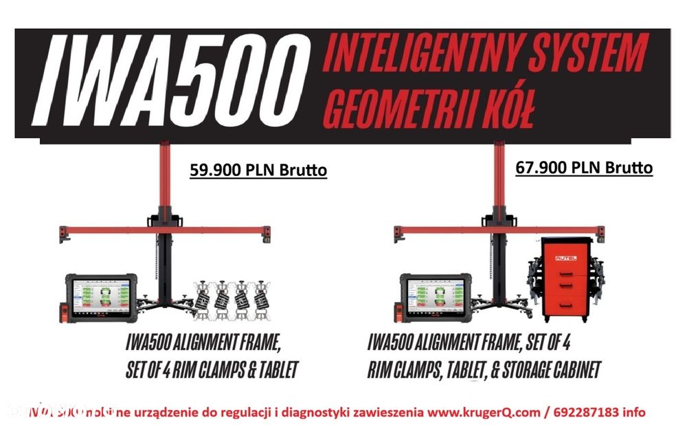 Autel MaxiAlign IWA500 geometria kół 3D - 2