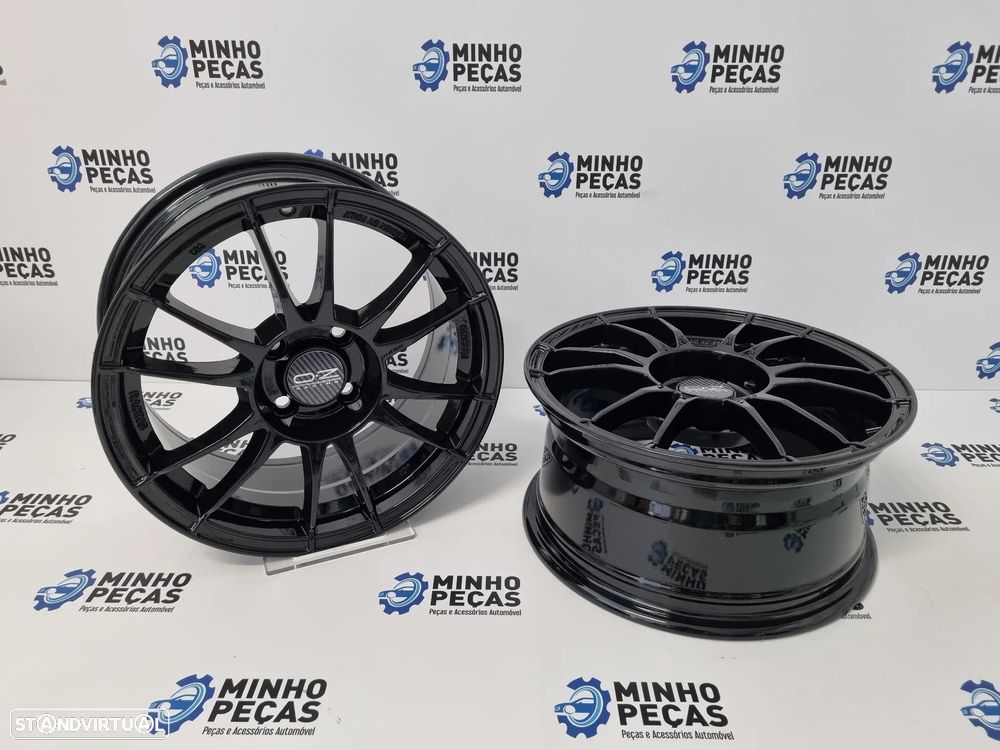 Jantes Look OZ Ultraleggera em 15 (4x100) Preto Brilho - 4