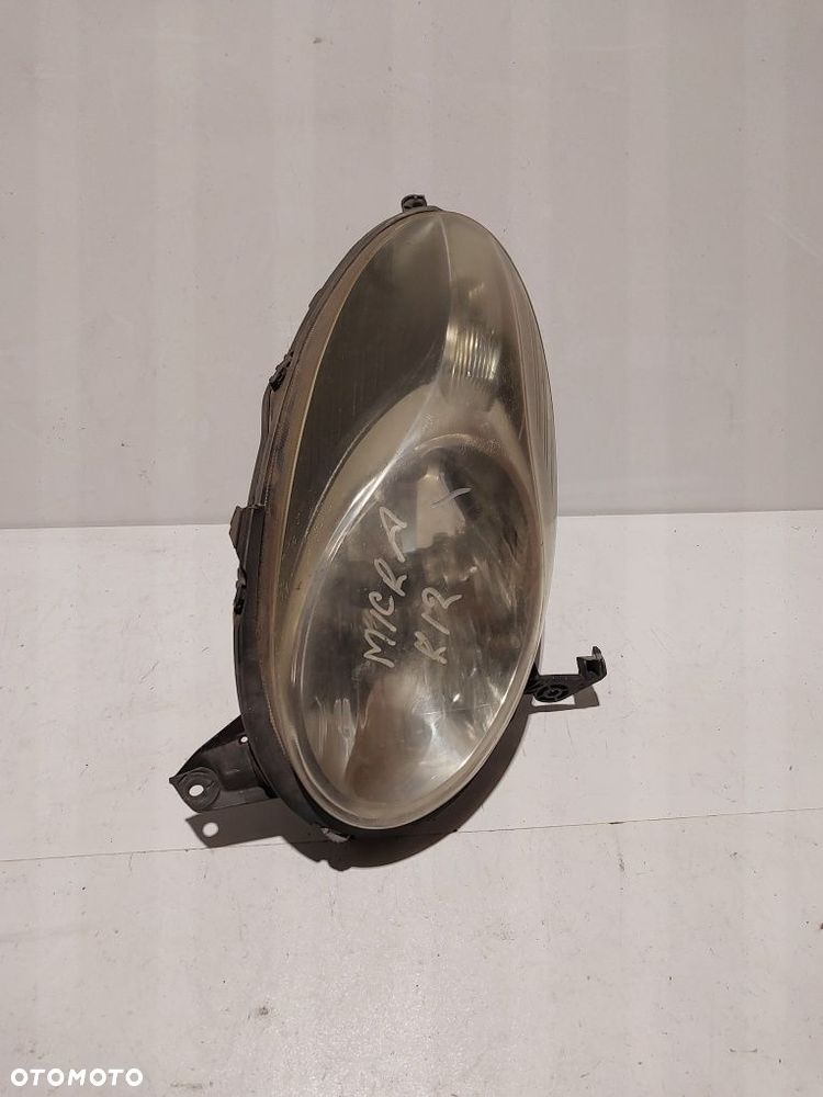 Nissan micra k 12 k12 lift lampa przednia przód reflektor lewa lewy - 3