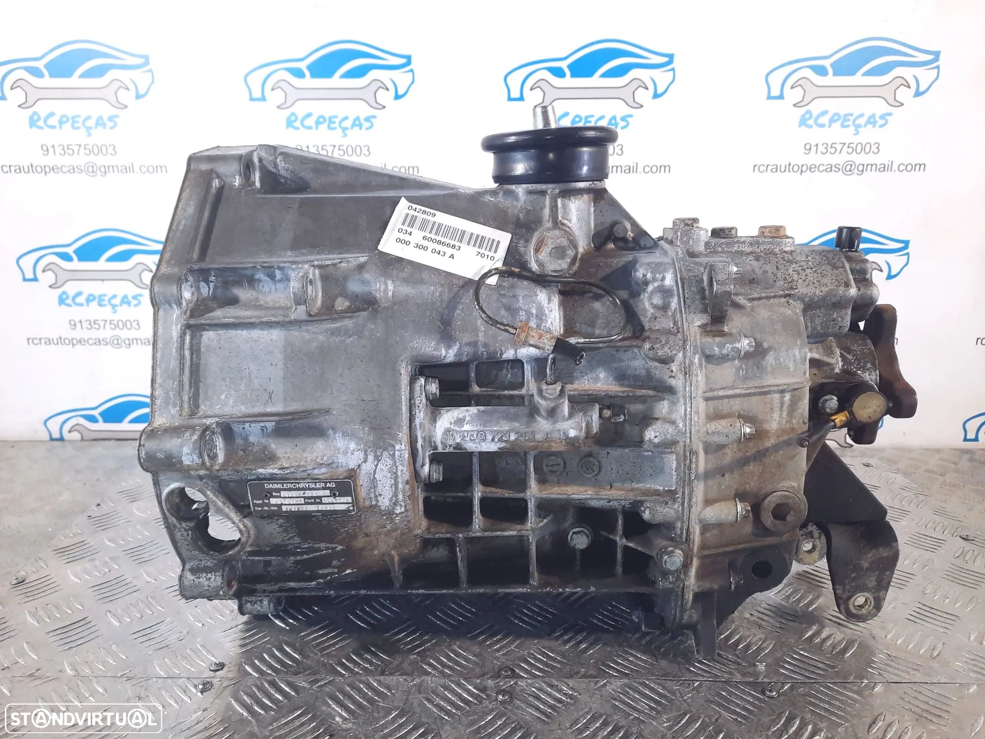 CAIXA VELOCIDADES MANUAL VW VOLKSWAGEN LT II 2 MK2 FURGÃO 2.5 TDI 10V 110CV AVR 711614 2D0721261A 2D0721261A 1585523 - 1