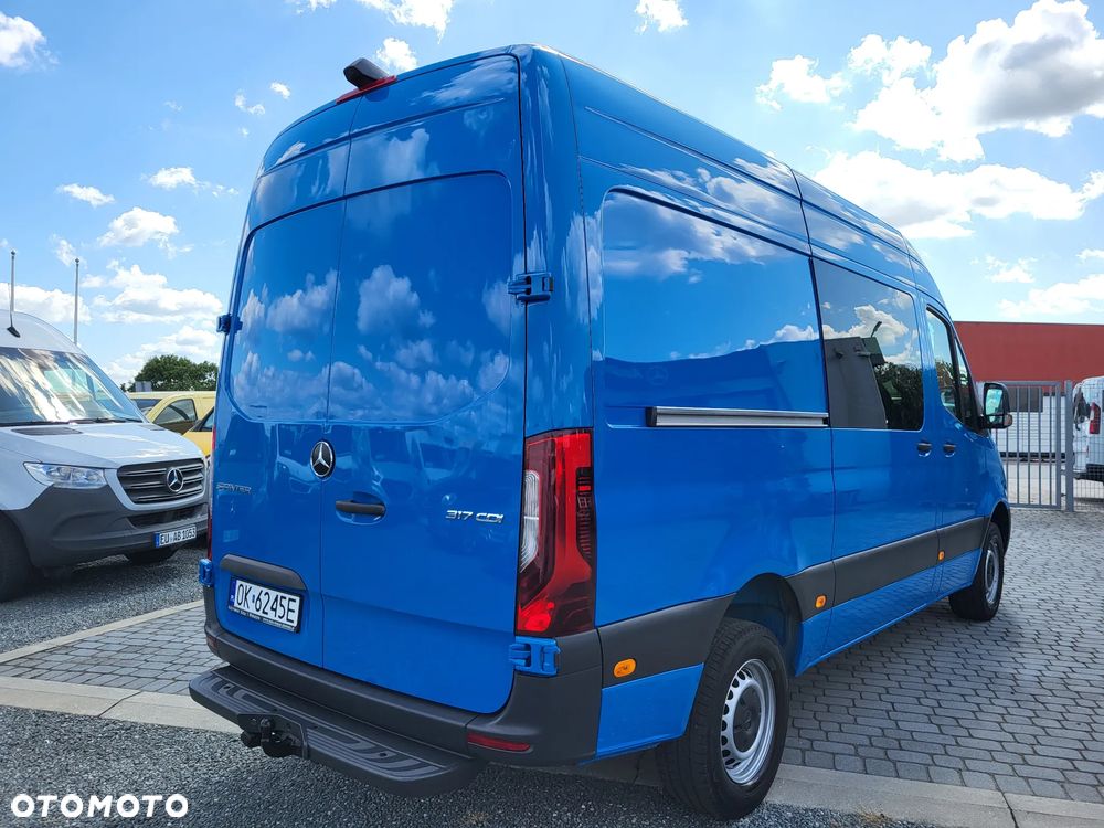 Mercedes-Benz SPRINTER 907 317 CDI-MIXT 5 OSÓB-LEDY-AUTOMAT 9G-L2 H2 -KLIMA-ŁADNY - 4