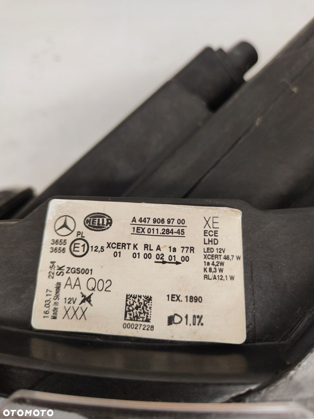MERCEDES VITO V447 FULL LED LAMPA LEWY PRZÓD A4479069700 - 3