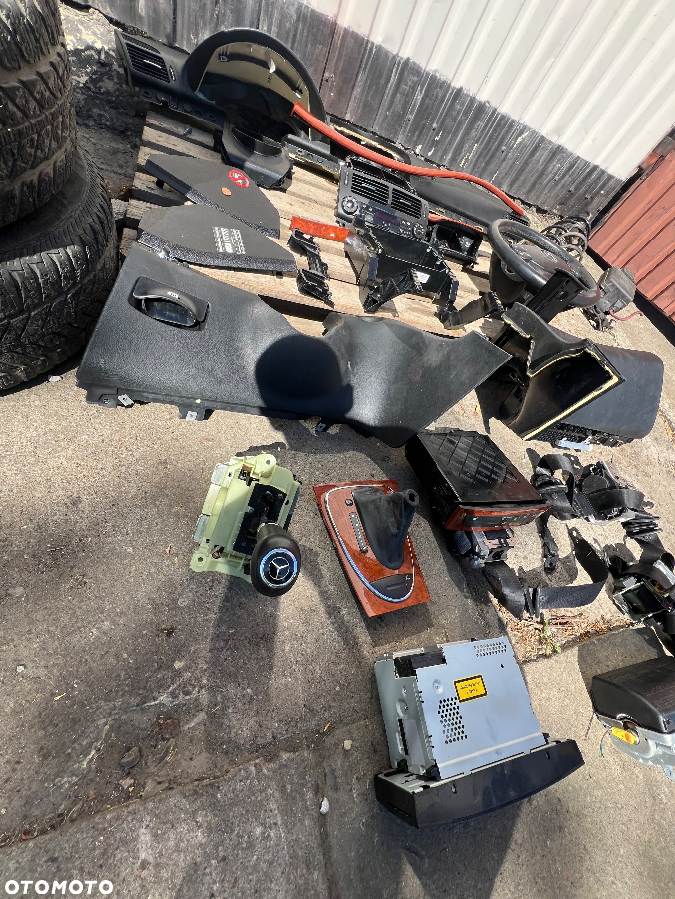 Konsola deska air bag Mercedes w211 lift pasy - 6