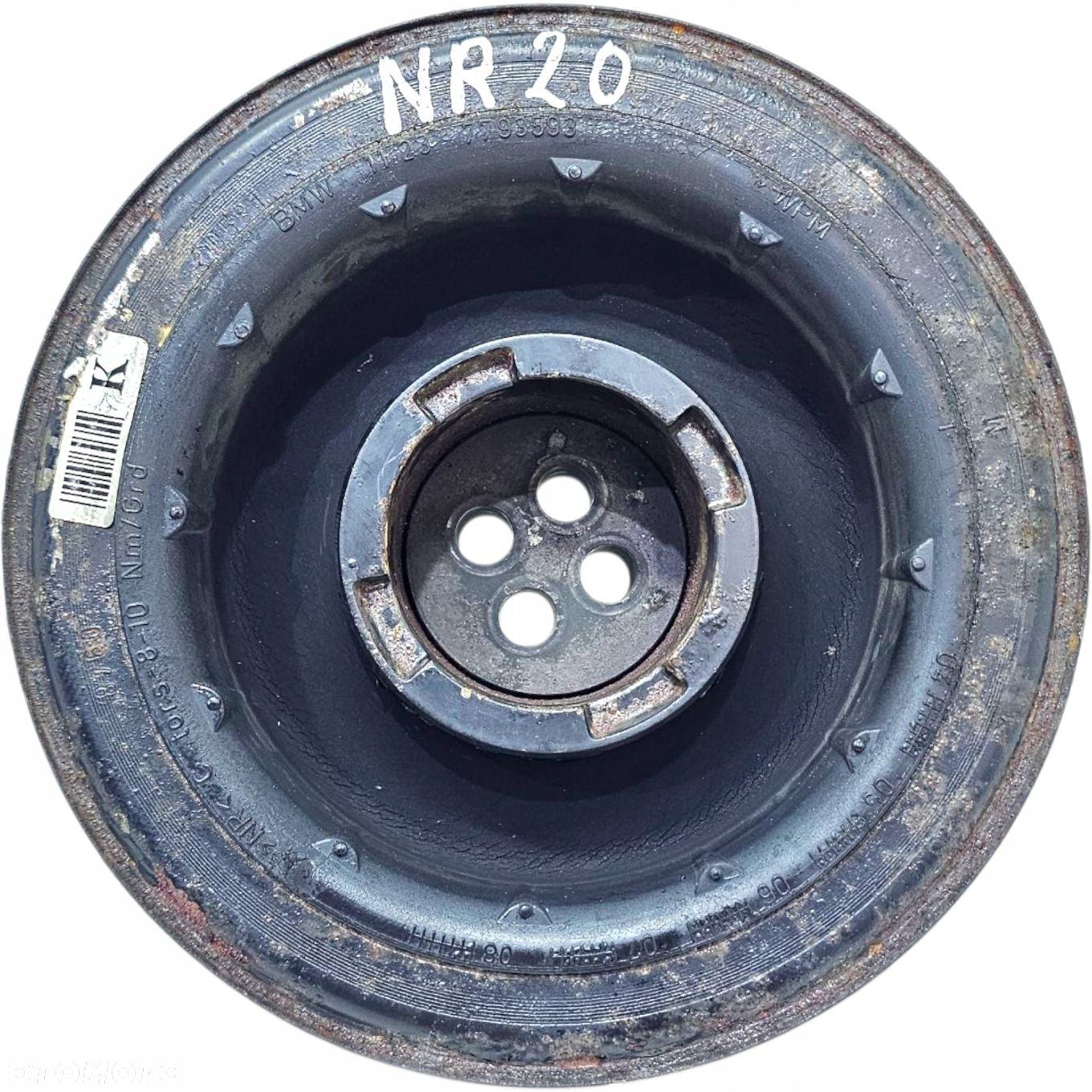 Bmw E46 E60 E90 E83 E70 Koło Pasowe Wału Tłumik Drgań Oryginał M57N 7793593 - 2