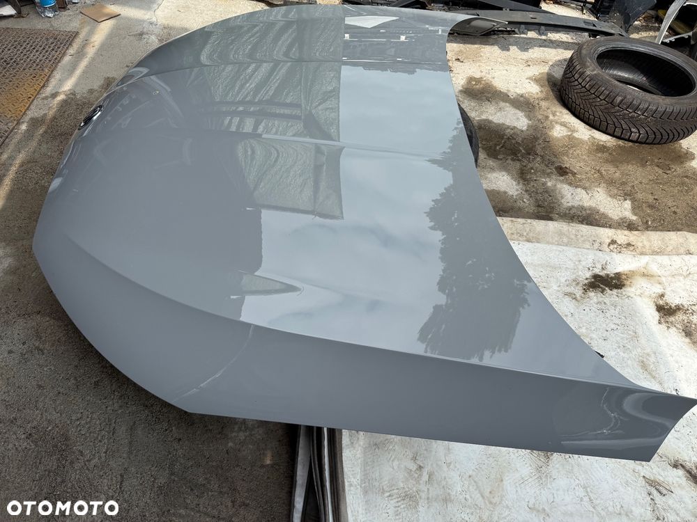 POKRYWA SILNIKA MASKA PRZÓD SKODA OCTAVIA IV 5E3 SZARA PASTELOWA - 11