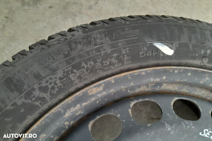 Jante tabla cu anvelope 16 - set 205 / 55 R16 Seat Exeo 1 [2009 - 201 - 3