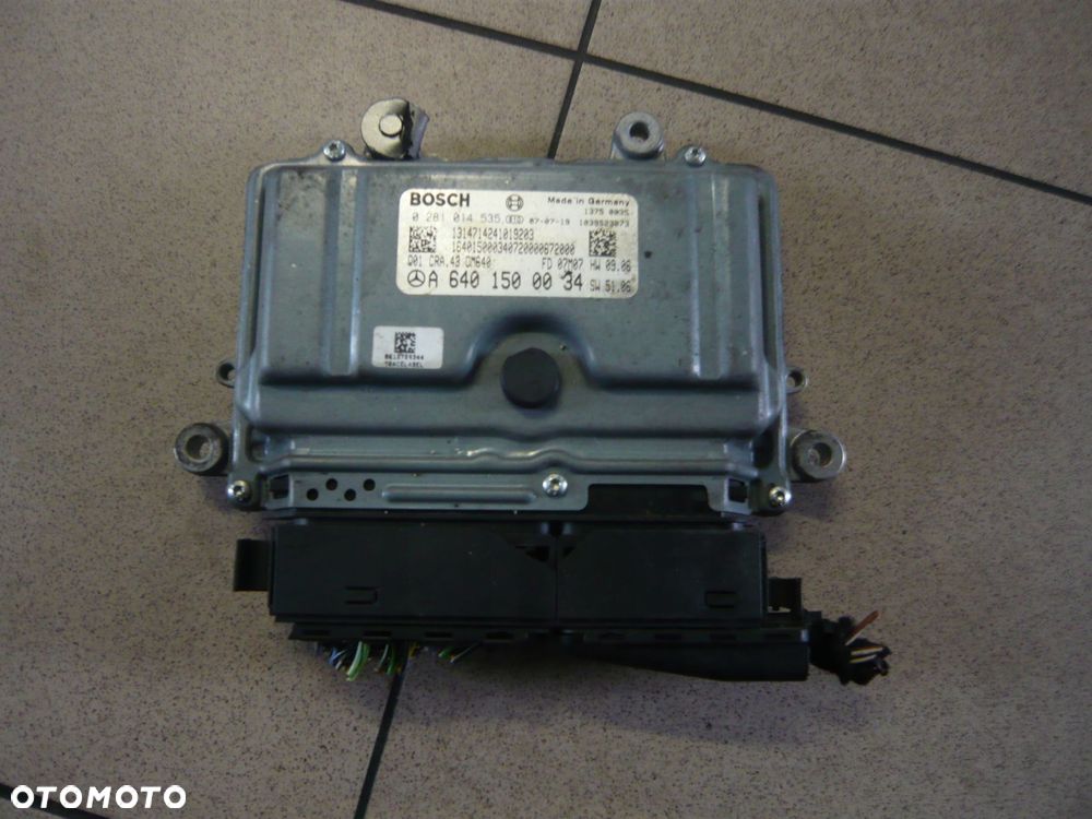 komputer sterownik silnika a6401500034 mercedes-benz w169 - 1