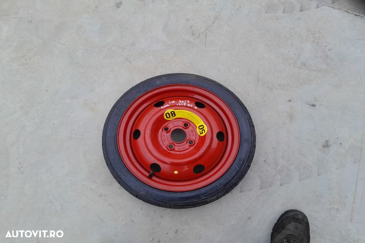 Roata de rezerva slim R15 T115 / 70 D15 T115 / 70 D15 Hyundai i10 2 [ - 1