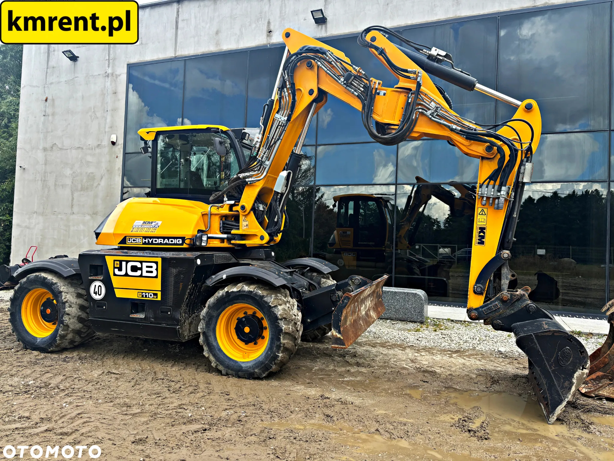 JCB HD110WT 4F KOPARKA KOŁOWA HYDRADIG 2018R. | LIEBHERR 311 312 JCB JS 130 KOMATSU 98 110 - 4
