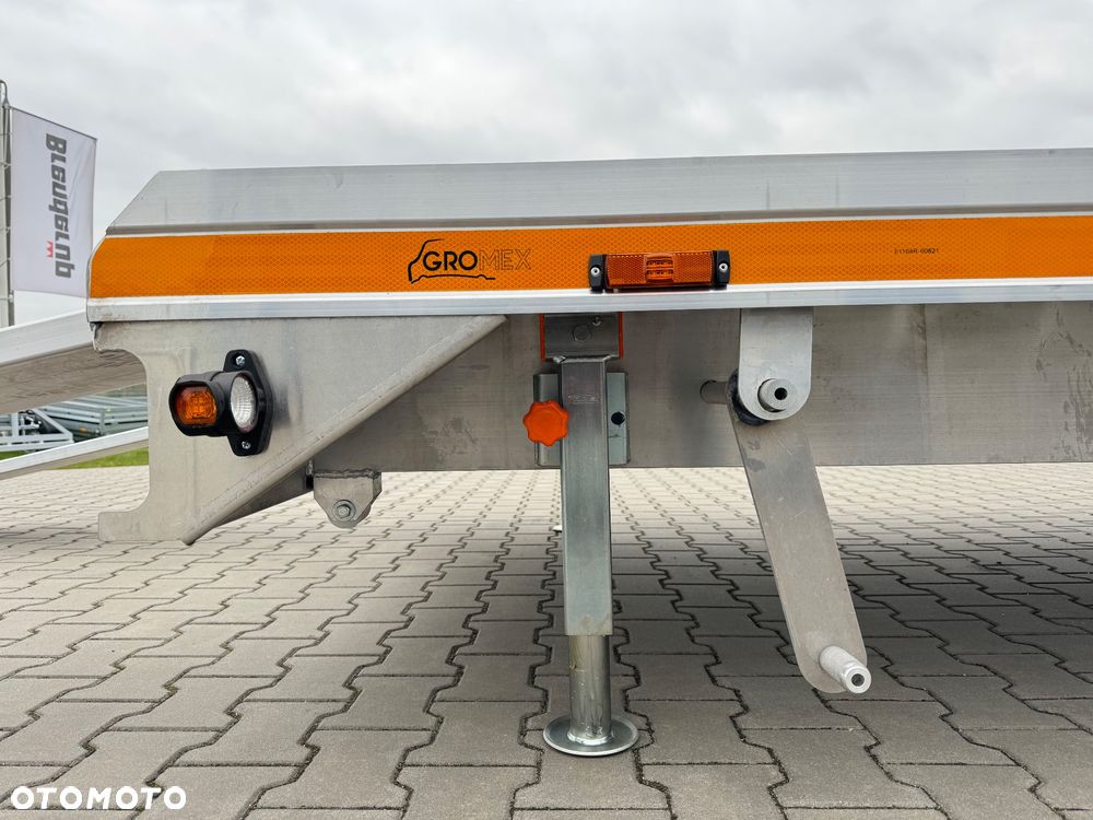 Gromex laweta aluminiowa | 850x210cm | DMC 3500kg | platforma na 2 auta | 3 osie AL-KO | OŚWIETLENIE LED - 31