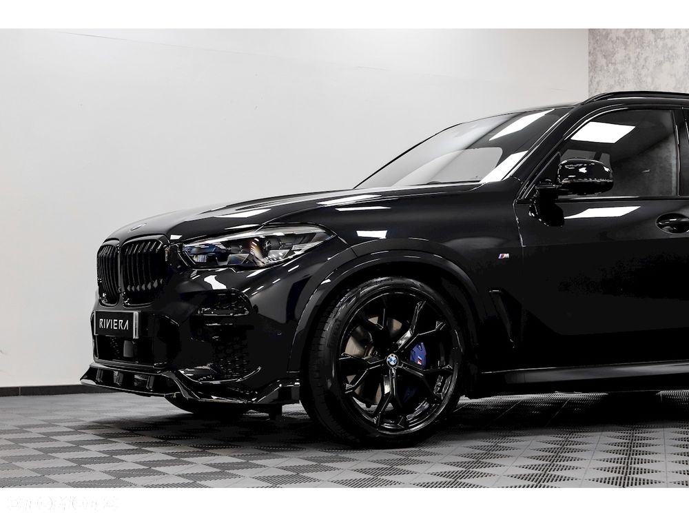 Oryginalne felgi BMW 21 M pakiet 5x112 X5 G05 X6 G06 Styling 741 9.5j ET37 IS37 10.5j ET43 IS43 8071998 alufelgi 8071999 SUV Czarne Black Piano oryginał WZ 741M wzór style - 34