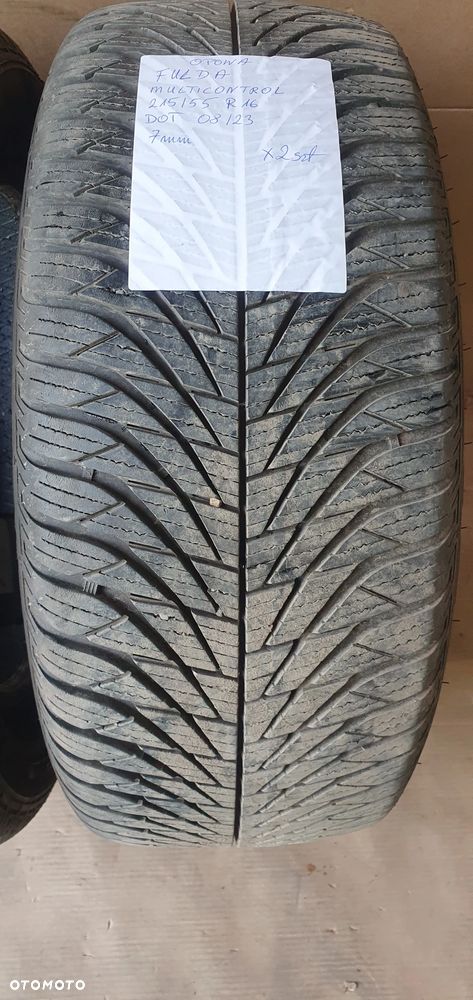 2x Opona Fulda Multicontrol 215/55 R16 7mm 0823 - 3