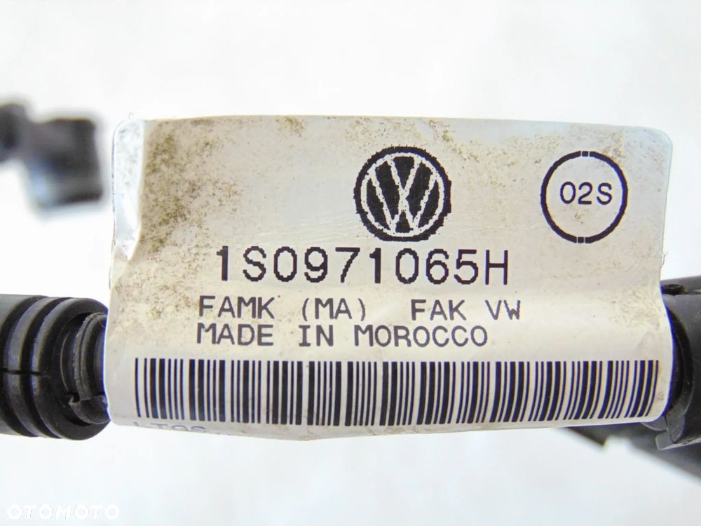 Wiązka instalacja tył PDC czujników cofania 1S0971065H VW Volkswagen Up Up! lift - 6