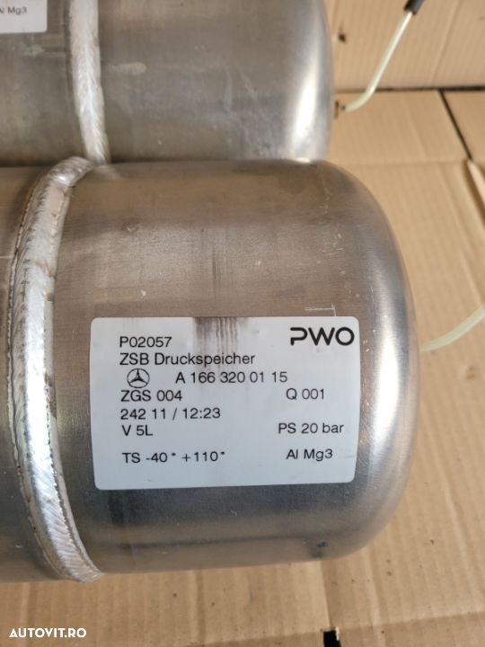 Rezervor Aer Suspensie Pneumatica Mercedes ML GLE W166 X166 An 2011-2018 Cod A1663200015 A1663200115 - 5
