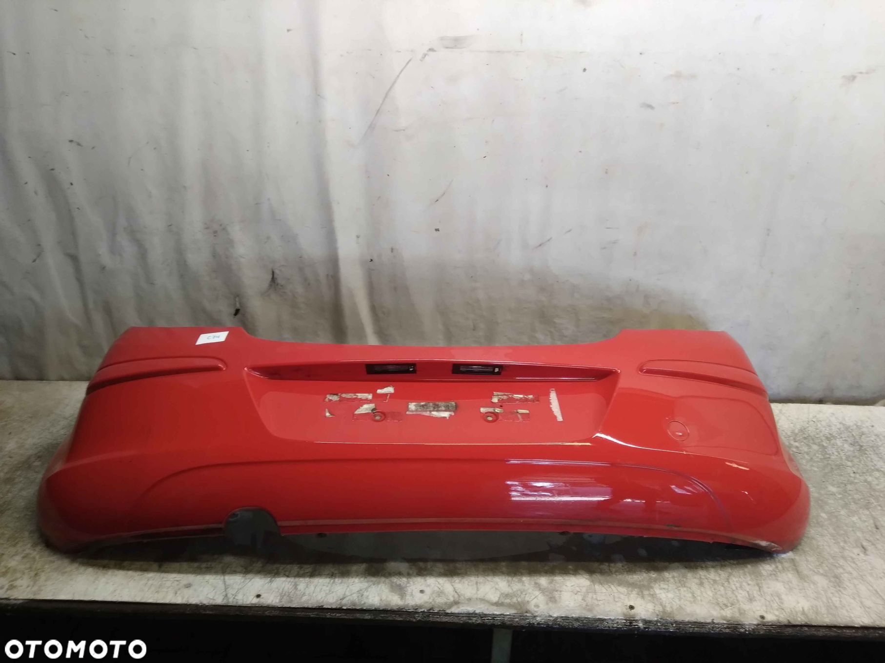 ^ ZDERZAK TYŁ TYLNY DO OPEL CORSA D Y547 CZERWONY - 1