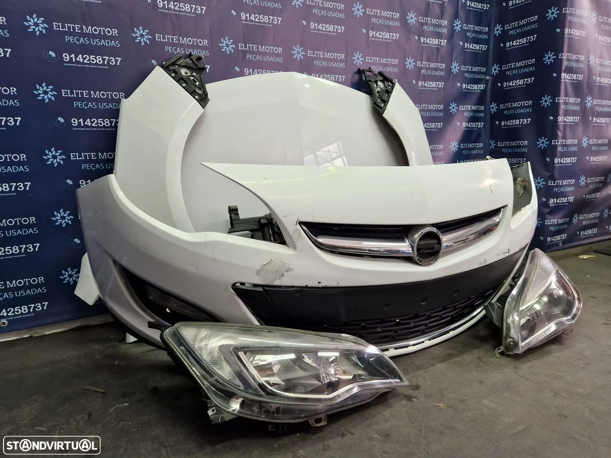 Frente completa usada OPEL ASTRA J 3 PORTAS parachoques capot oticas guardalamas - 1