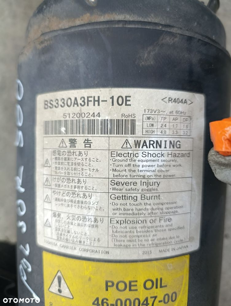 SPRĘŻARKA KOMPRESOR CARRIER PULSOR 500 600 46-00047-00 BS330A3FH-10E - 4