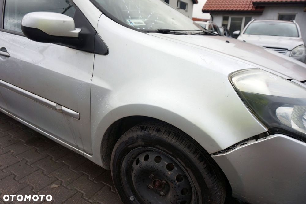 MASKA ZDERZAK BŁOTNIKI LAMPY CLIO III PH2 LIFT TED69  RENAULT 2009-2012 SREBRNY PRZÓD KOMPLETNY - 21