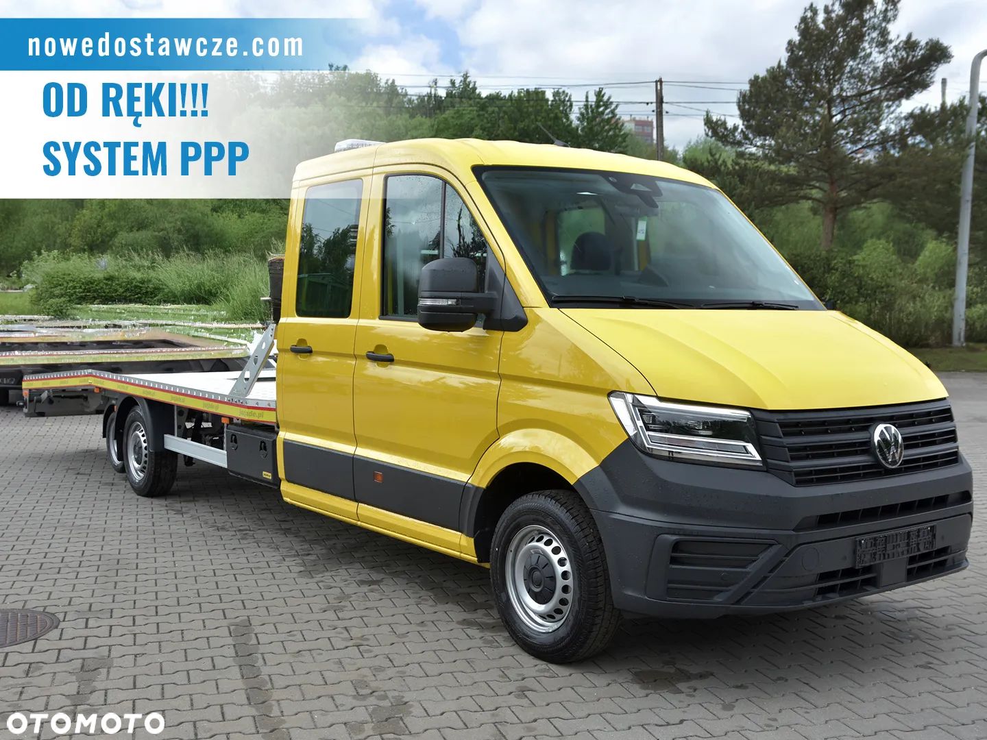 Volkswagen Crafter autolaweta PPP pomoc drogowa - 1
