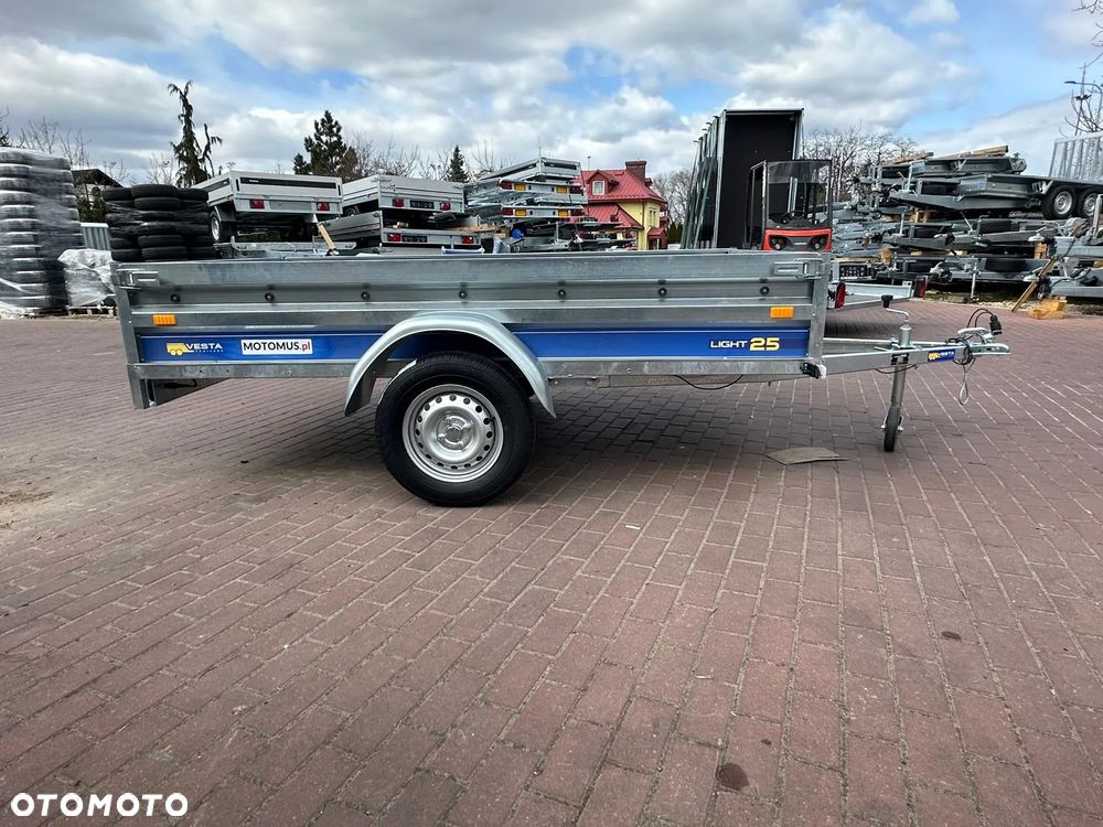 Inny Przyczepa VESTA LIGHT 25 251x135x37 cm WYSOKIE BURTY spawana rama Kraków MOTOMUS - 2
