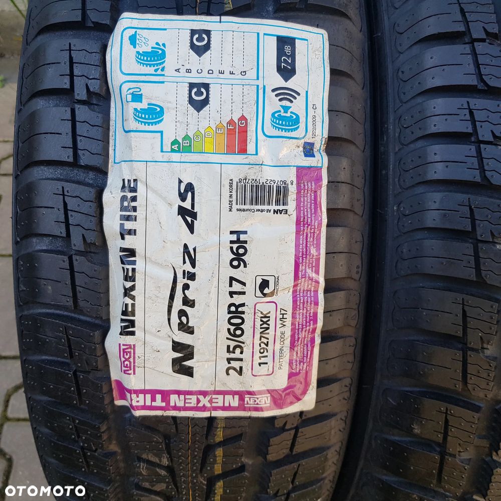 4x 215/60R17 Nexen N Priz 4S Komplet opon całorocznych - 2