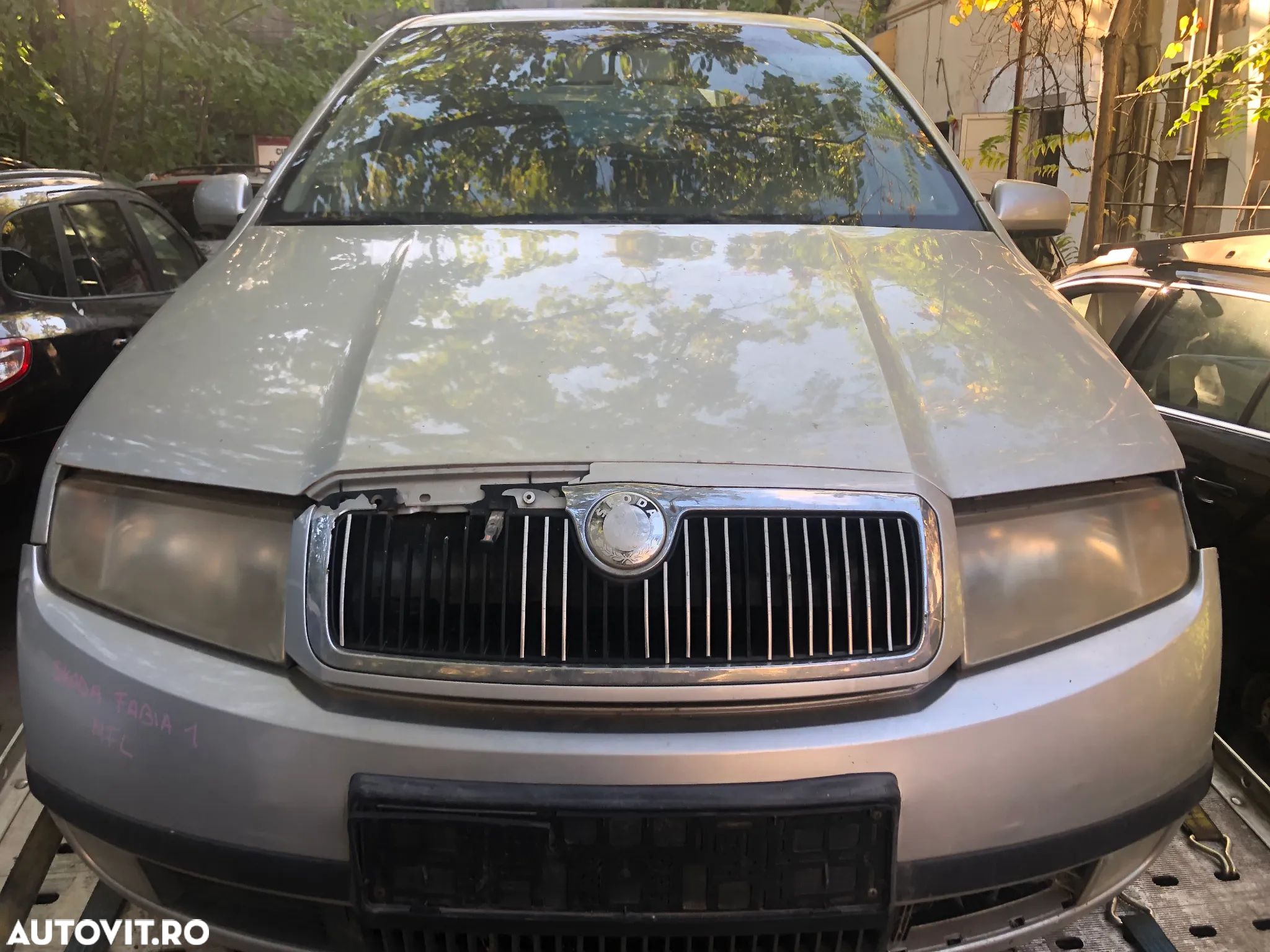 Capota fata motor Skoda Fabia 1 gri argintiu - 1