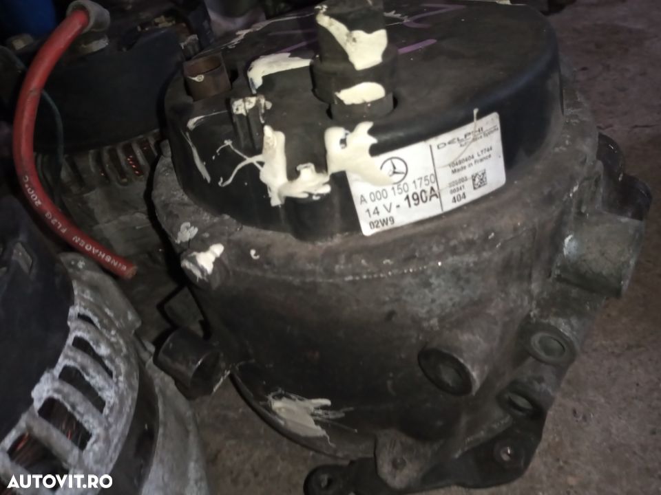 Alternator Mercedescclass w203, eclass w210, ML-class W163 2.2, 2.7 CDI 2004 A0001501750 - 6