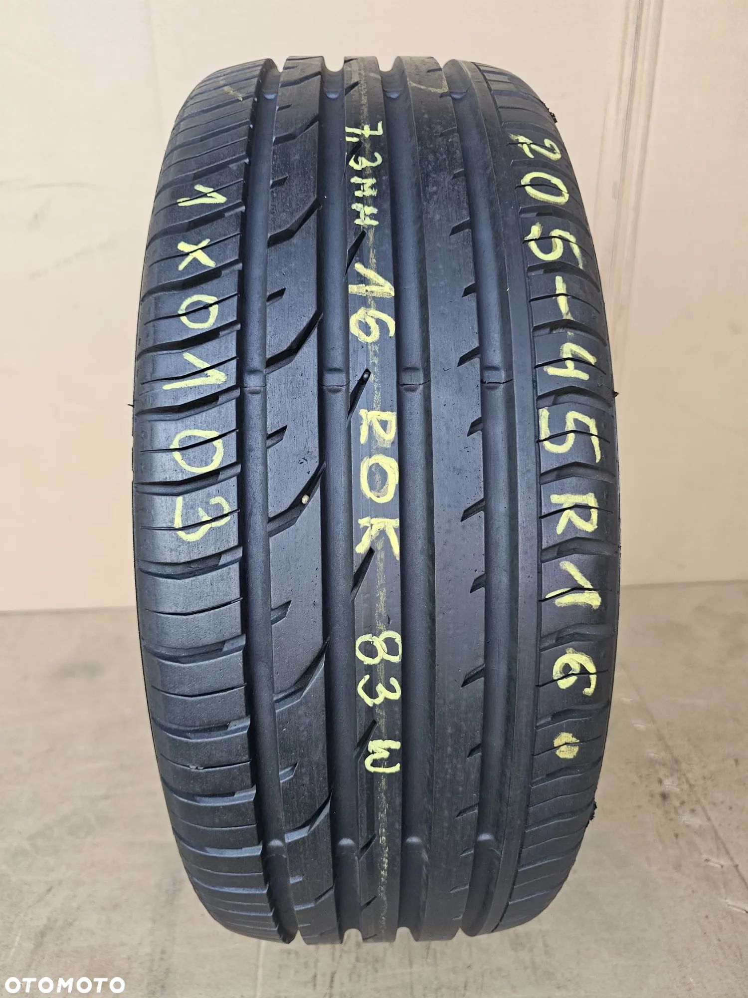 (O103) 205/45R16 83W 7,3mm 16r / Continental ContiPremiumContact 2 - 1
